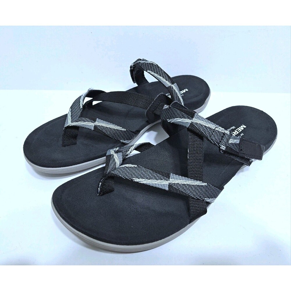 Merrell District Mendi Women's Size 10 Strappy Sandals Hiking Beach Trail Black